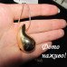 Кулон на цепи и серьги Капли – 1182