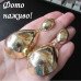 Комплект кулон с серьгами Большие капли – 1194