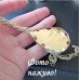Комплект кулон с серьгами Большие капли – 1194