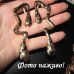 Кулон з сережками Абстракція леопард