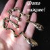 Кулон з сережками Абстракція леопард