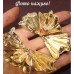 Серьги белые металлические лепестки – 1409-2