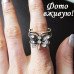Ажурное кольцо Бабочка элегантности