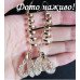 Сережки з кристалами Спіраль – 2838