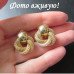 Набор Серьги скольцом Узлы