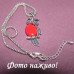 Кулон Сова говлит под коралл – 4349-2