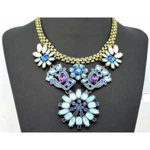 Колье Sapphire flowers