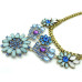 Колье Sapphire flowers