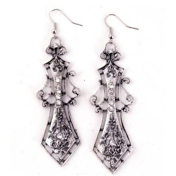 Серьги Серебристые скифские мотивы – Glambutik