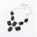 Колье Black stones