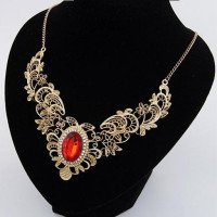 Колье Гранатовая Шанель