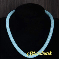 Ожерелье Stardust Swarovski голубое