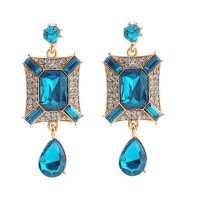 Серьги Изумрудная Глория