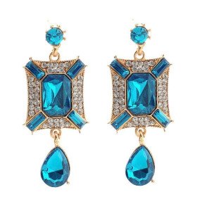 Серьги Изумрудная Глория