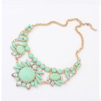 Колье Turquoise diamonds
