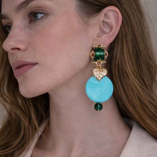 Серьги-клипсы большие по мотивам bottega veneta – 2283