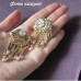Сережки очі великі, важкі, довгі за мотивами schiaparelli  – 2808