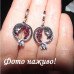 Винтажные серьги с гранатами – 1151