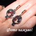 Винтажные серьги с гранатами – 1151