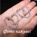 Сережки Серце завиток – 1196