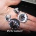 Серебристые серьги Львы греческий меандр – 1462