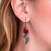 Серьги винтажного стиля разные с кристаллами – 2355