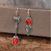 Серьги винтажного стиля разные с кристаллами – 2355