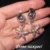 Сережки морські зірки та мушлі золотисті – 2524-1