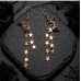 Сережки Кажани з зірками золотисті - 3067-1