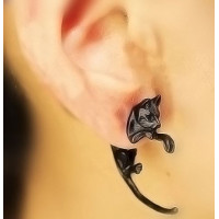 Серьга Кошка