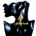 Стильные серьги Ажурные треугольники – Glambutik
