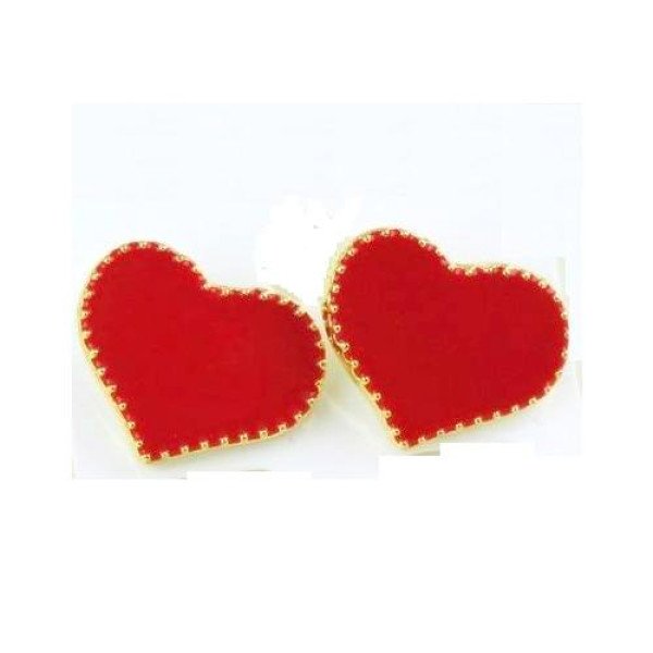 Серьги Сердце Van Cleef