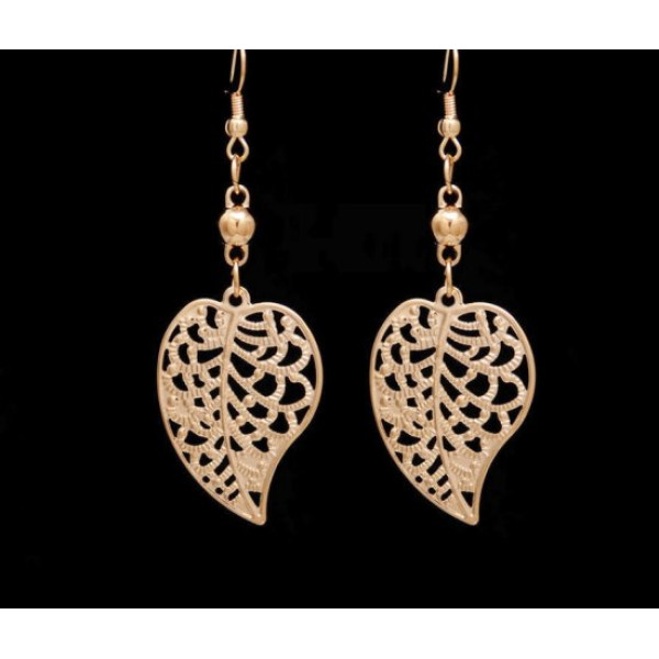Серьги Ажурные листья Magic jewelry 