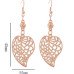 Серьги Ажурные листья Magic jewelry 