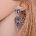Серьги Электра синие – Glambutik
