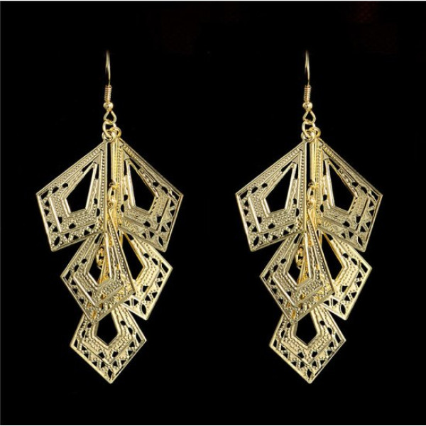 Стильные серьги Грозди геометрии – Glambutik