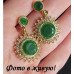 Серьги класса люкс Irida яркая