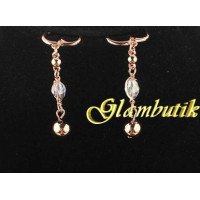 Серьги Чешская неотразимость кристалл