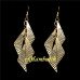 Стильные серьги Ажурные треугольники – Glambutik