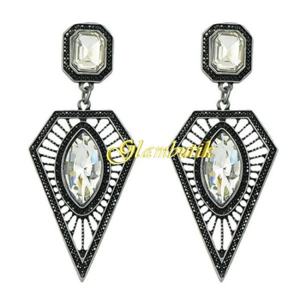Сережки Електра кристал – Glambutik