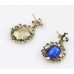 Серьги Vintage elegance синие