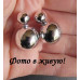 Серьги Серебристые шарики Dior