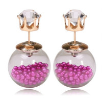 Серьги шарики Dior Surprise с цирконом