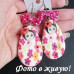 Серьги Куколка с бантиком
