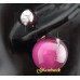 Сережки кульки Dior Омбре малинове – 6141