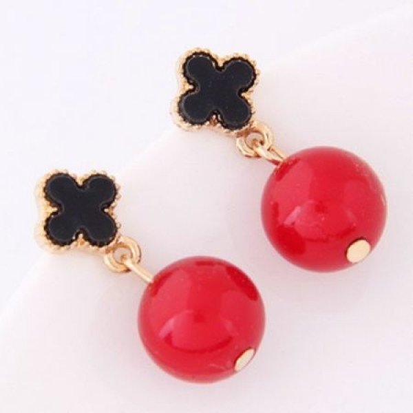 Серьги Van Cleef-style