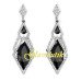 Вечерние серьги Чёрные кристаллы – Glambutik