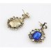 Серьги Vintage elegance синие