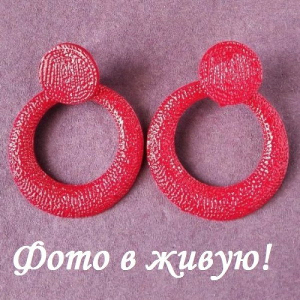 Стильные серьги Круги