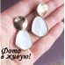 Модные серьги с перламутром Джорджия